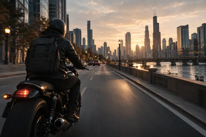 A long ride through the city