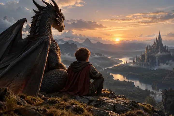 Boy and his dragon animation